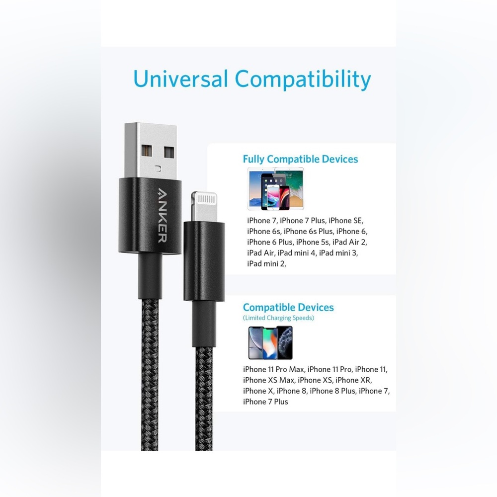 Anker iPhone Lightning Cable 2pack - Picture 2 of 5